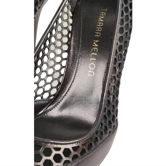 TAMARA MELON TEASE MESH POINT-TOE PUMPS SZ 37.5 NEW - Picture 4 of 15
